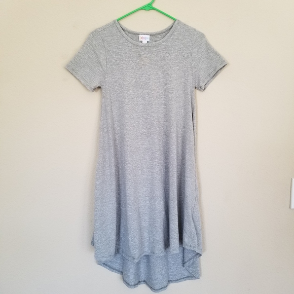 LuLaRoe Grey T-Shirt Dress- Simply Comfortable - Picture 2 of 7
